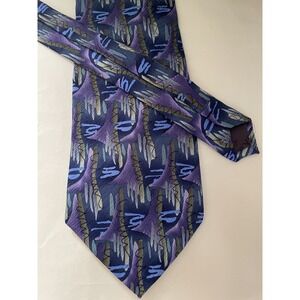 VINTAGE 1996 Jerry Garcia 100% Silk Tie Duckworm Alarm Collection 14